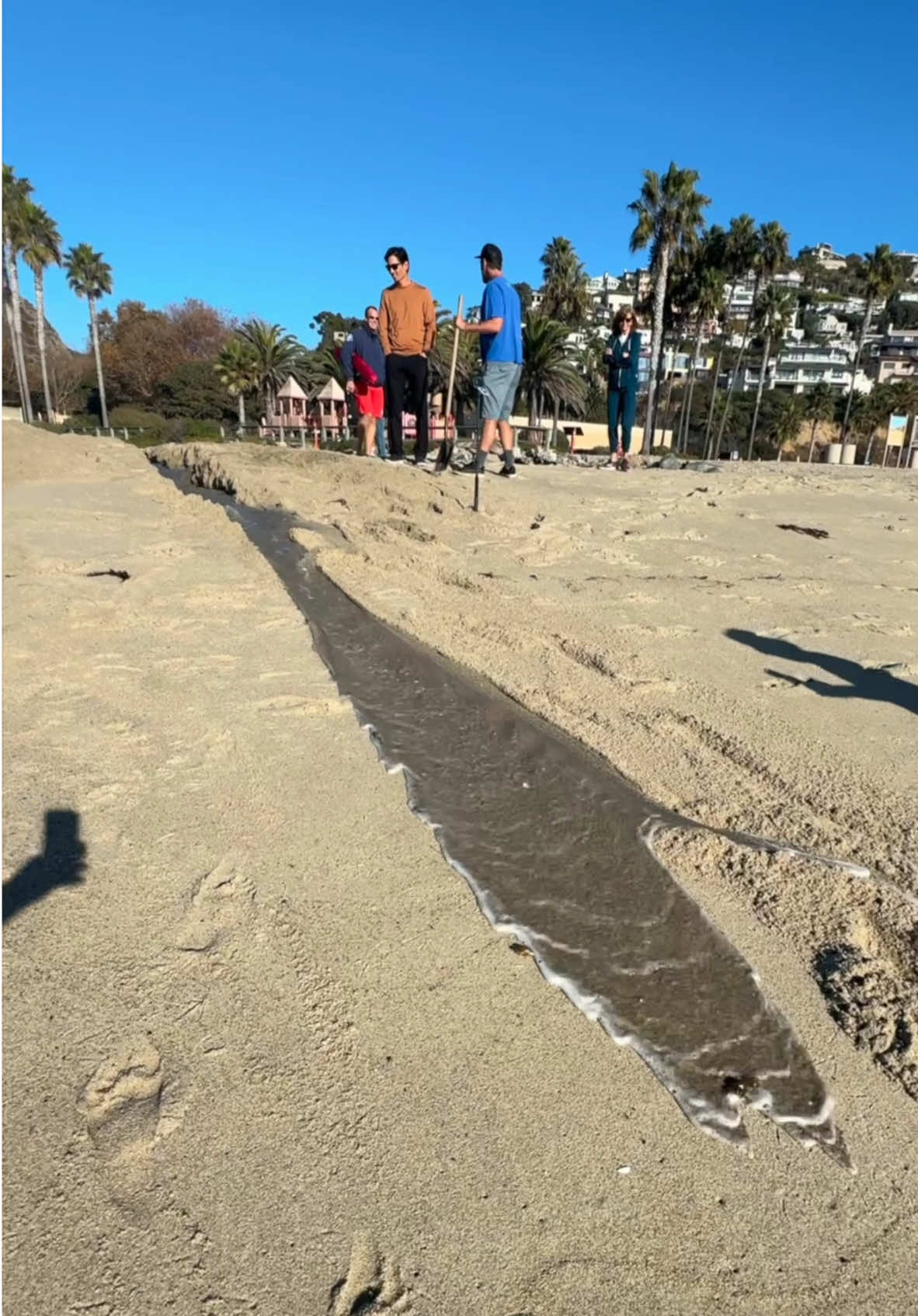 Small stream did this to a beach in just 20 minutes 😱