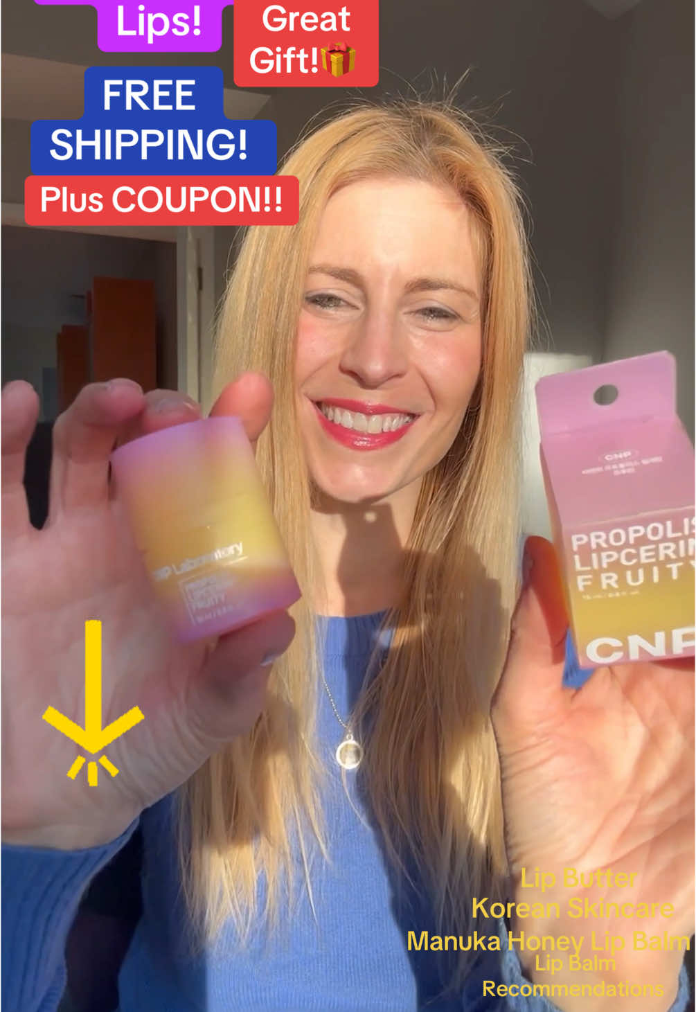 #creatorsearchinsights If youre looking for smooth hydrated lips and the  best lip balm recommendations you need to check out this @CNP Laboratory US HoneyLip butter Lipcerin on #TikTokShop today! Free shipping plus a coupon! #lipbalmrecommendation #lipbalm #lipbutter #honeylipbalm #giftideas #giftsunder50 #tiktokmademebuyit #koreanskincare #honeylipbutter 