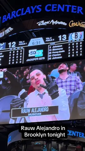 Breaking: @rauwalejandro at the Cleveland Cavs vs Brooklyn Nets game tonight at @Barclays Center He has announced a third show in Brooklyn on May 19, 2025 due to overwhelming demand! Tickets on sale tomorrow 10am #rauwalejandro #rauwalejandroworldtour #cosanuestra #NBA #brooklyn #brooklynnets #barclayscenter #clevelandcavs #concerts #rauwalejandrofans 