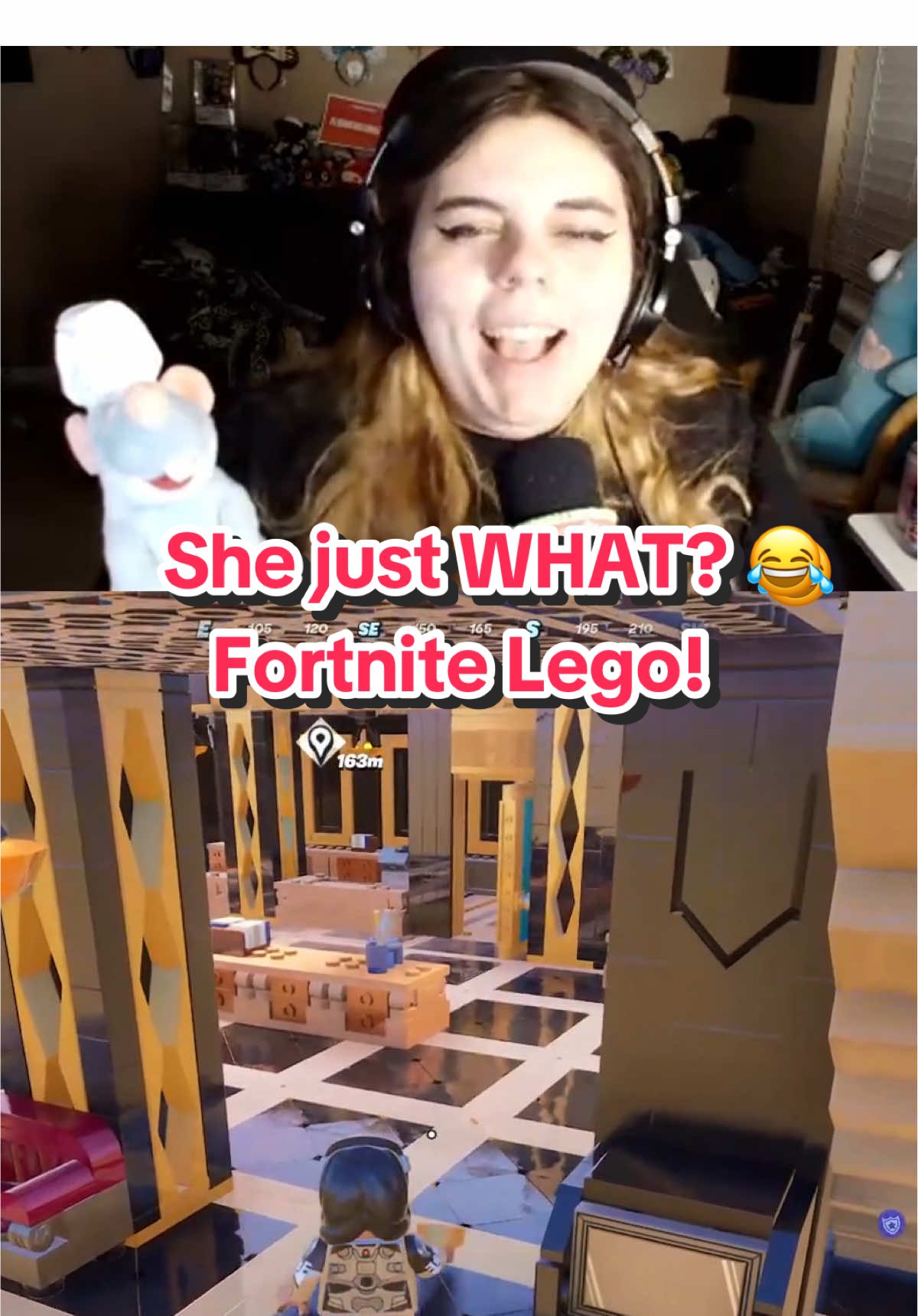 We just wanted to try the lego mode LOL #fyp #trending #fortnite #lego #fortnitelego #Twitch #fortnitefunny #viralgame 