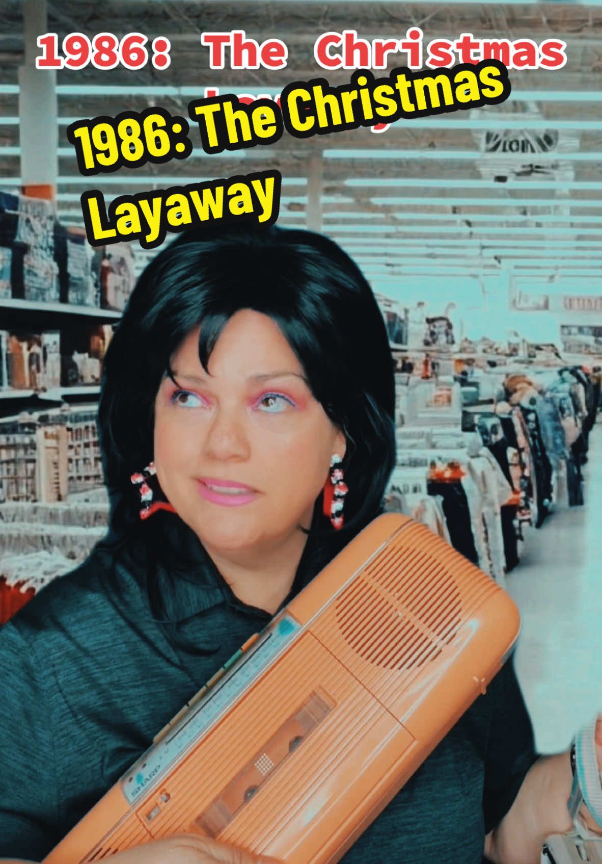 1986: we all put our christmas gifts on layaway…no interest charged and it was the perfect place to keep gifts. #80saesthetic #80snostalgia #80schristmas  