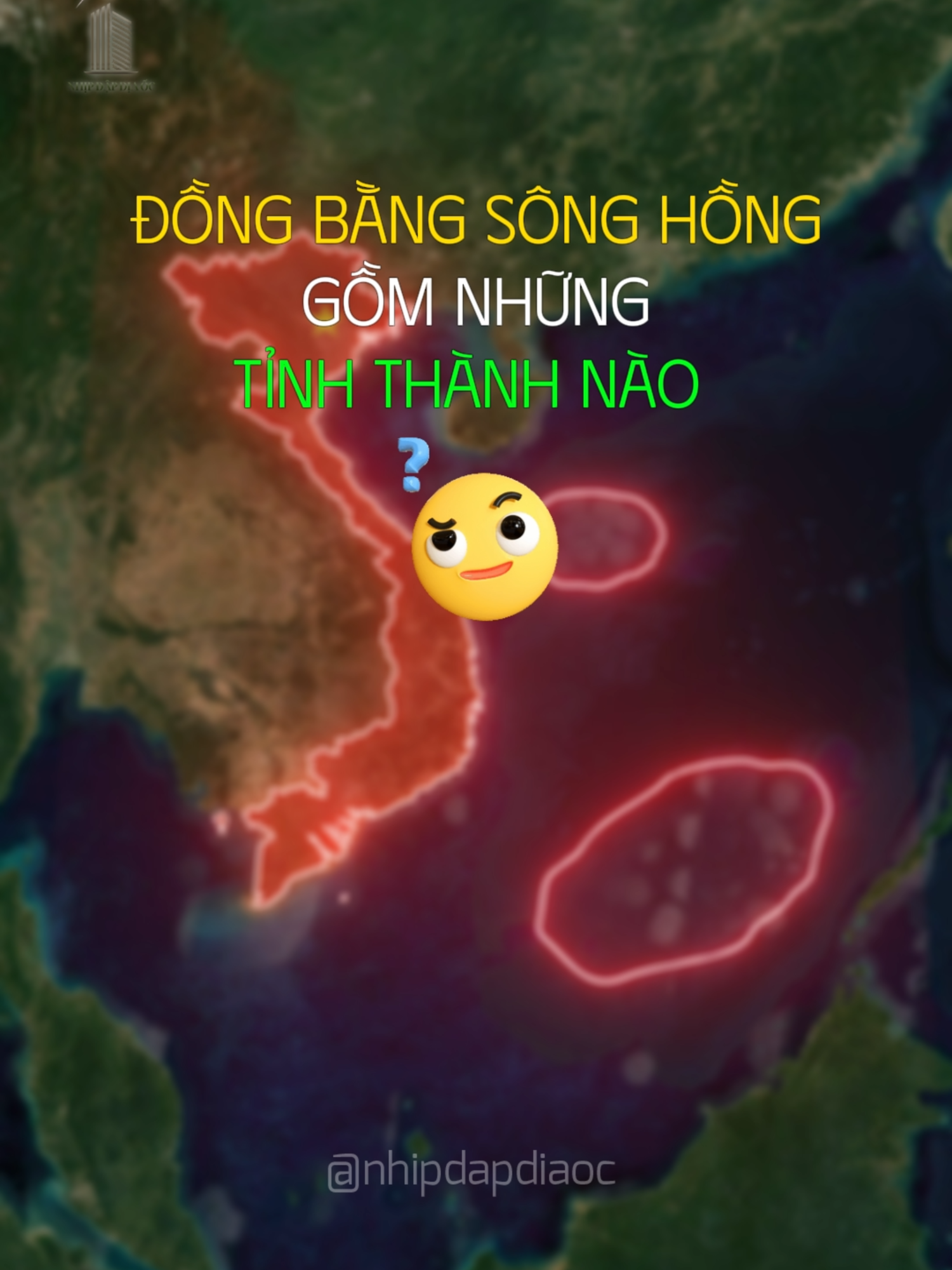 Đồng Bằng Sông Hồng gồm những tỉnh thành nào? #nhipdapdiaoc #map #dongbangsonghong #hanoi #haiphong #quangninh #haiduong #hungyen #thaibinh #namdinh #ninhbinh #hanam #vinhphuc #bacninh