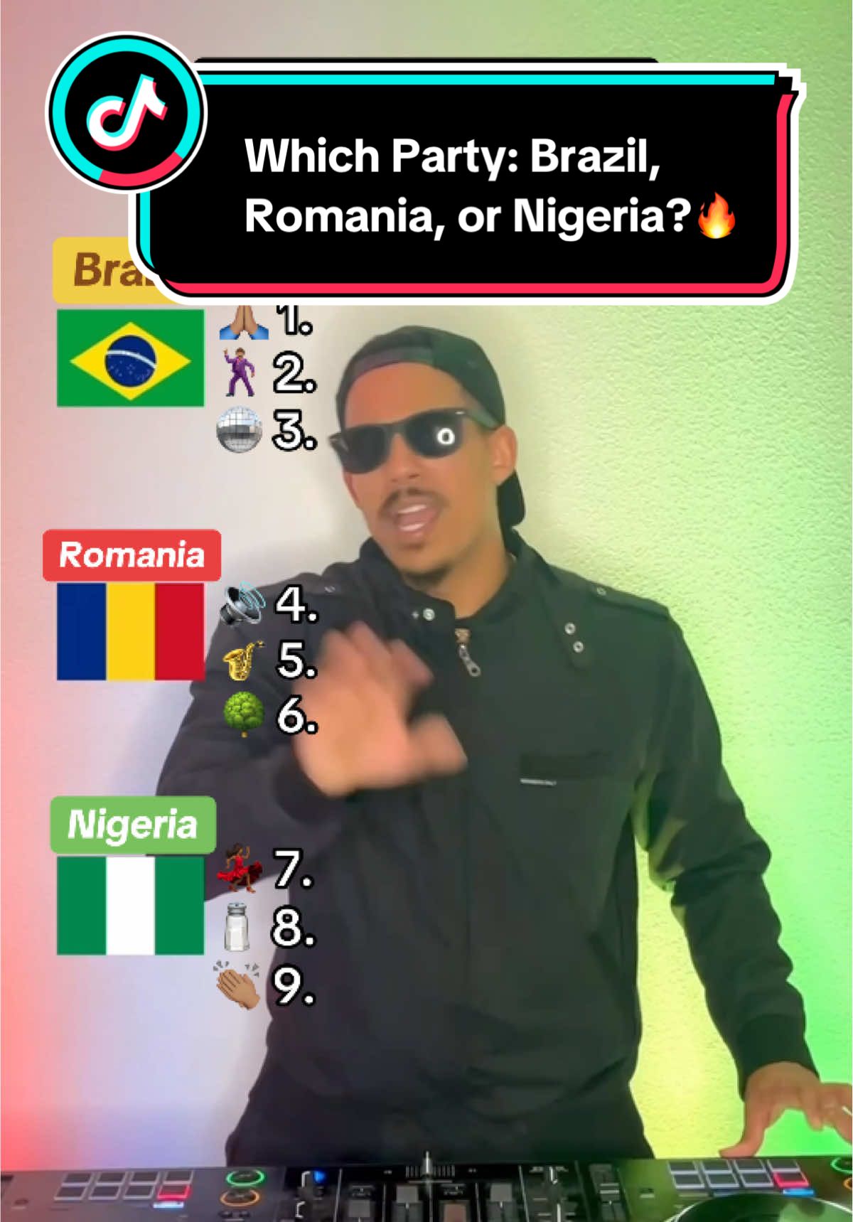 Brazil, Romania, or Nigeria: Which Country Are You Partying In??🇧🇷🇷🇴🇳🇬 What’s better than a good party? GOOD PARTIES AROUND THE WORLD🌎 Partying in other countries is always an experience✨ So if you had to pick one of these to party in, where would I find you?🤔 FOLLOW FOR MORE PARTIES!🥳 (Also, the group O-Zone is from Moldova, but because the song is sung in Romanian and it was released in Romania, I included it for their party🔥 And I accidentally misspelled Vika’s last name, which is spelled Jigulina. My bad!🙏🏽 ) #dj #party #brazilianfunk #afrobeats #eurodance #mix #fyp 