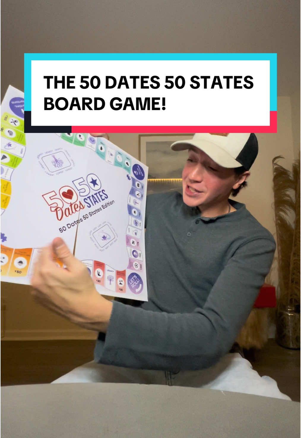 The 50 Dates 50 States BOARD GAME! Grab one of my games or create your own with @Meople Games by heading to my bio. #50Dates50States #boardgames #games #GameNight #play 