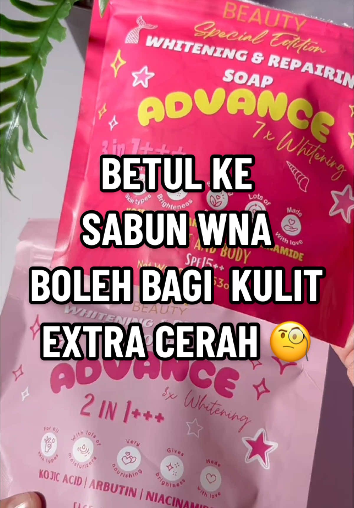 Ramai ke suka efek sabun WNA ni?  #analuludiana #leaderwna #wnabeauty #wnahqofficial #wnabeautymalaysia #ibuscrubbywna #wnawhiteningrepairingsoap 