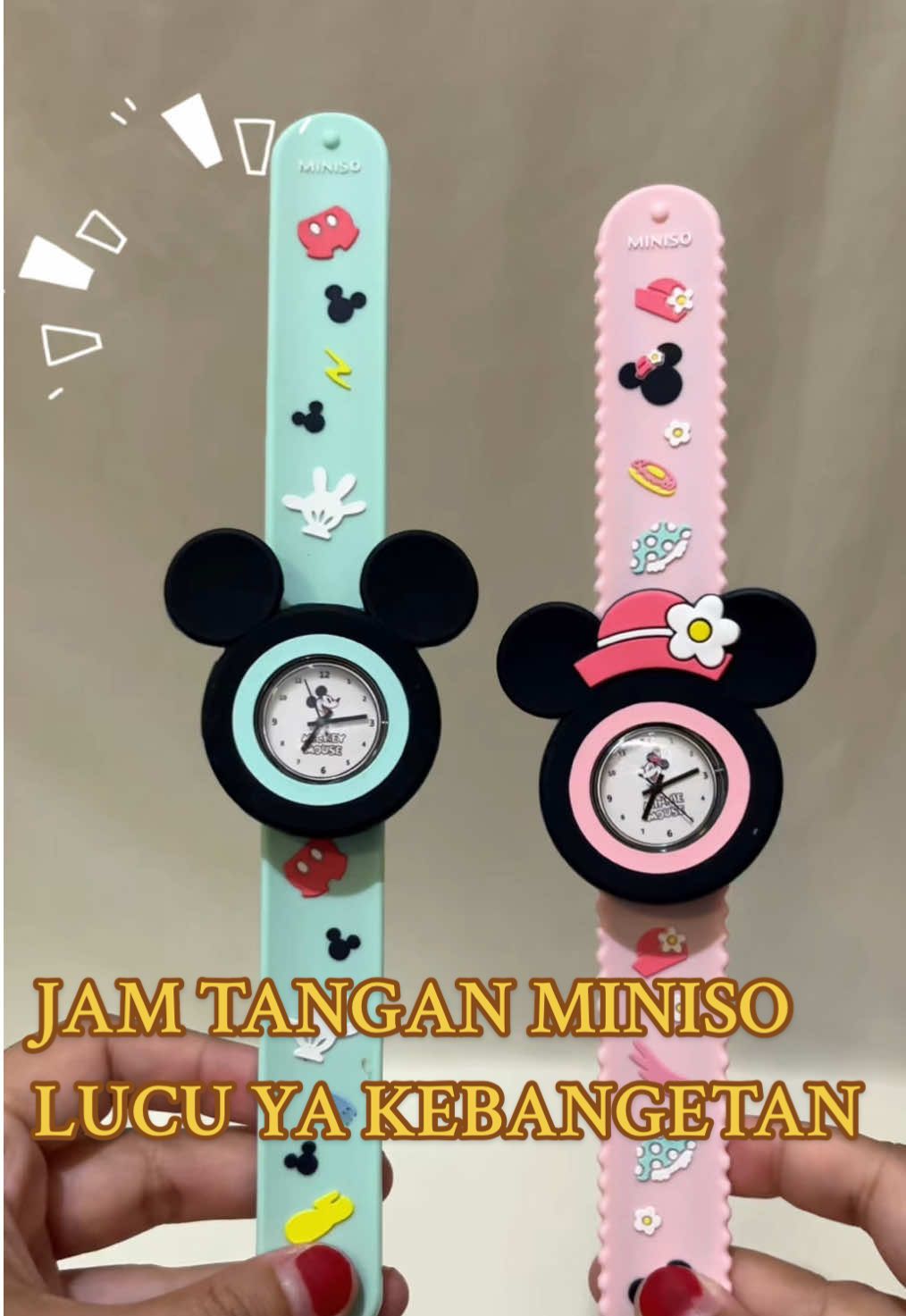 Jam tangan miniso lucunya kebangetan, harga nya lagi ada PROMO cek keranjang yaaa #jamtangan #jamtangananak #jamtanganminiso #fyp 