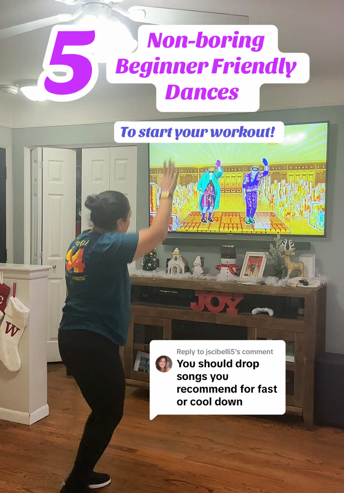 Replying to @jscibelli5 These have helped me lose over 100lbs. 💃 Let me know if you want more song suggestions. ❤️  #dancefitness #danceworkout #workoutmotivation #justdance #weightlossmotivation #athomeworkouts #100lbsdown #plussizeworkouts #justdance2025