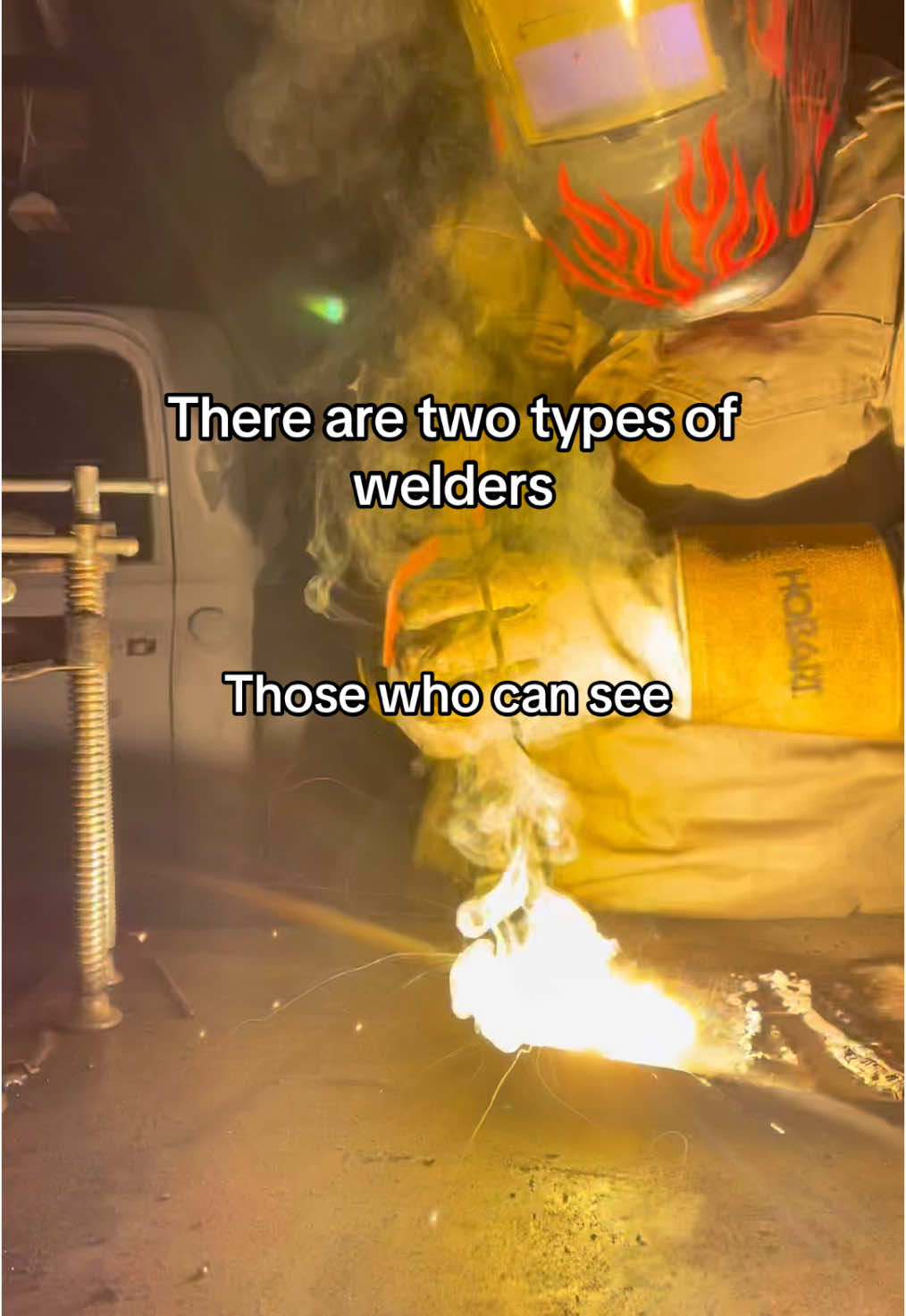 #welder#welding#see#hear#eyes#weldingfumes#weldtok#weldernation #bluecollar #treatyoak#steel#shopshenanagains #fabrication #bluecolla #country 