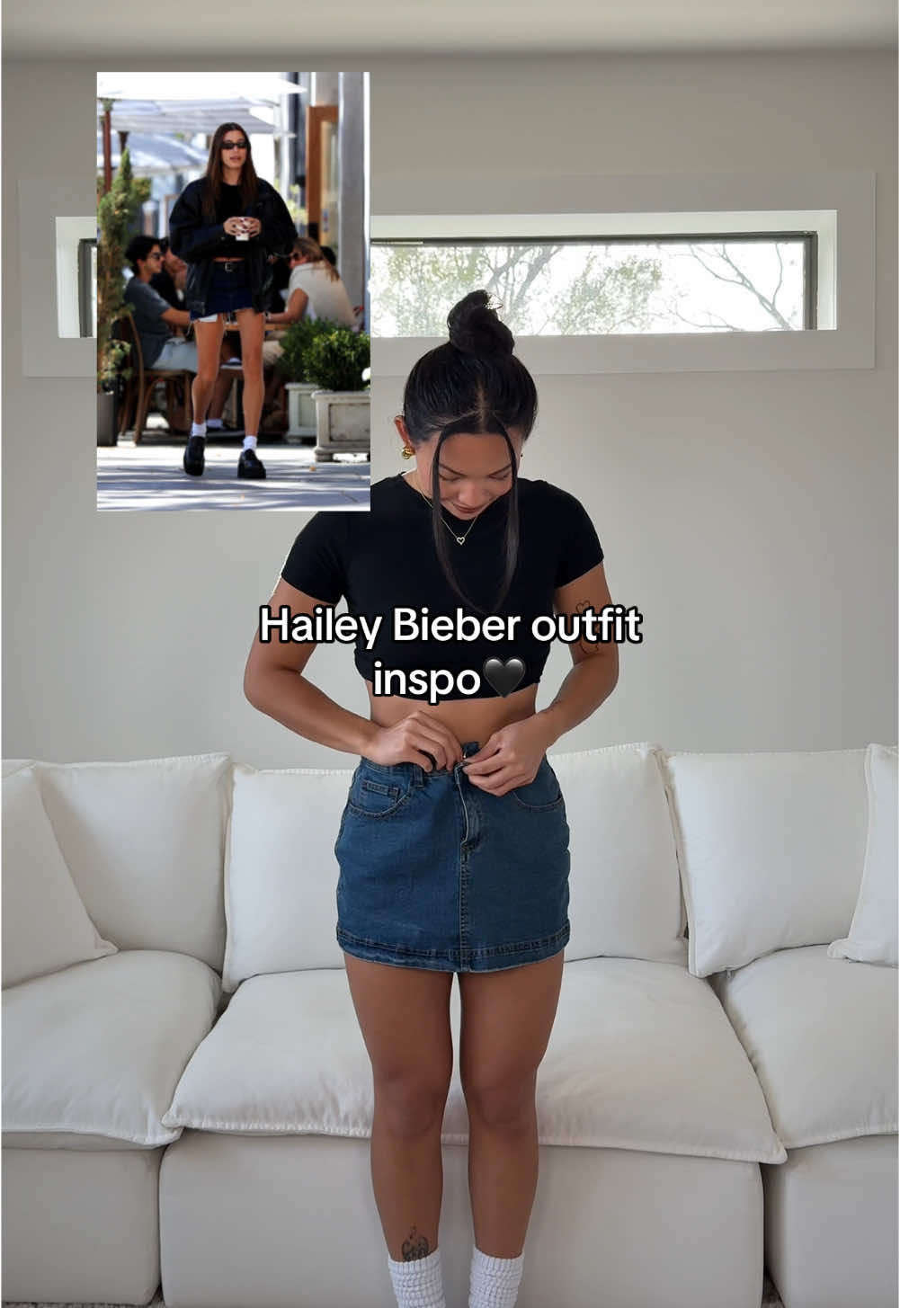 Hailey Bieber Oufit Inspo! 🖤 #haileybieberstyle #haileybieberoutfits #recreatingoutfits #winteroutfits2024 #winterfashion2024  winter going out outfits, winter outfits amazon, winter fashion 2024 trends, winter fashion inspo, winter fashion amazon, winter fashion outfit, winter outfit ideas 