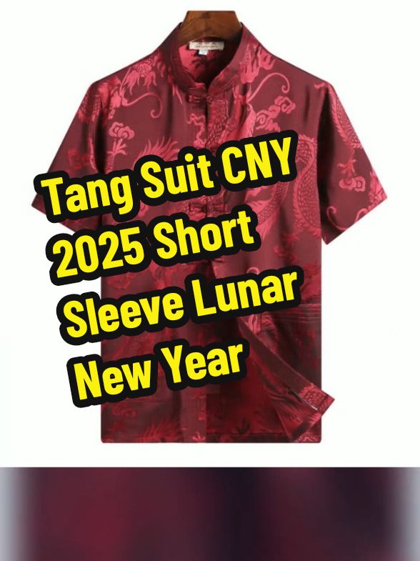 Pakaian Sut Tang Tradisional, untuk Lelaki, Rekaan Naga Cina, Diperbuat daripada Sutera, Pakaian Atasan, Baju Blaus Lelaki Kung Fu, Seragam Hanfu #cny2025 #chinesenewyear #tangsuit #chinesestyle #kungfu #traditional #TikTokShop #tiktokaffiliate 