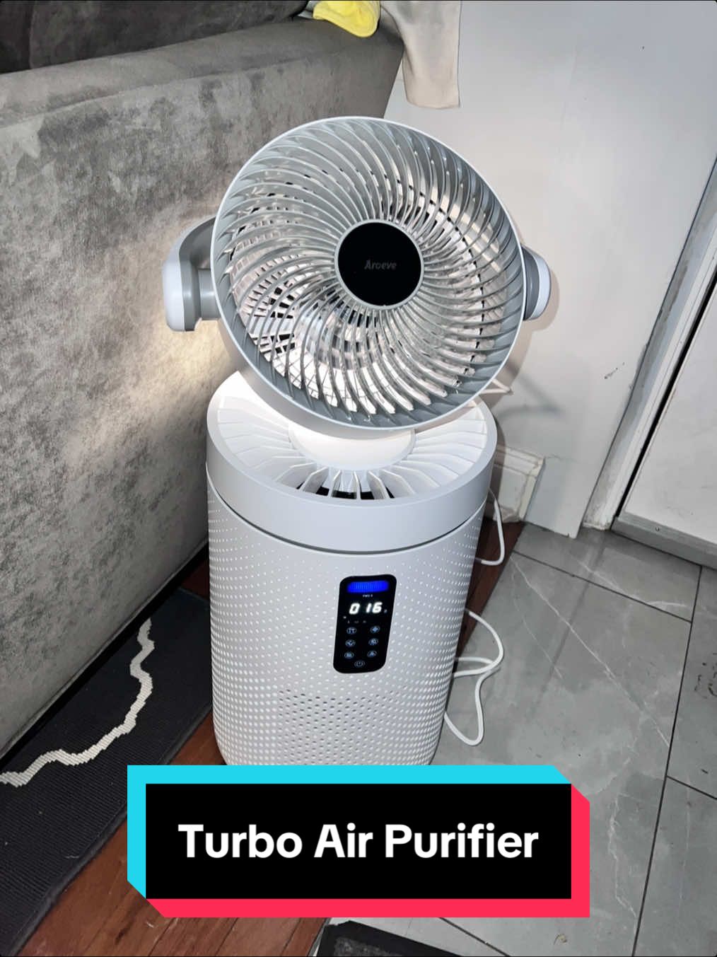 It senses bad air and eliminates it. The built in light is cool too. #airpurifier #airpurifiers #cleanair #1980sqftairpurifier #tiktokshop #tiktokshopholidaydeals #airpurifierhepafilter #airpurifierforbedroom #airpurifierforpets 