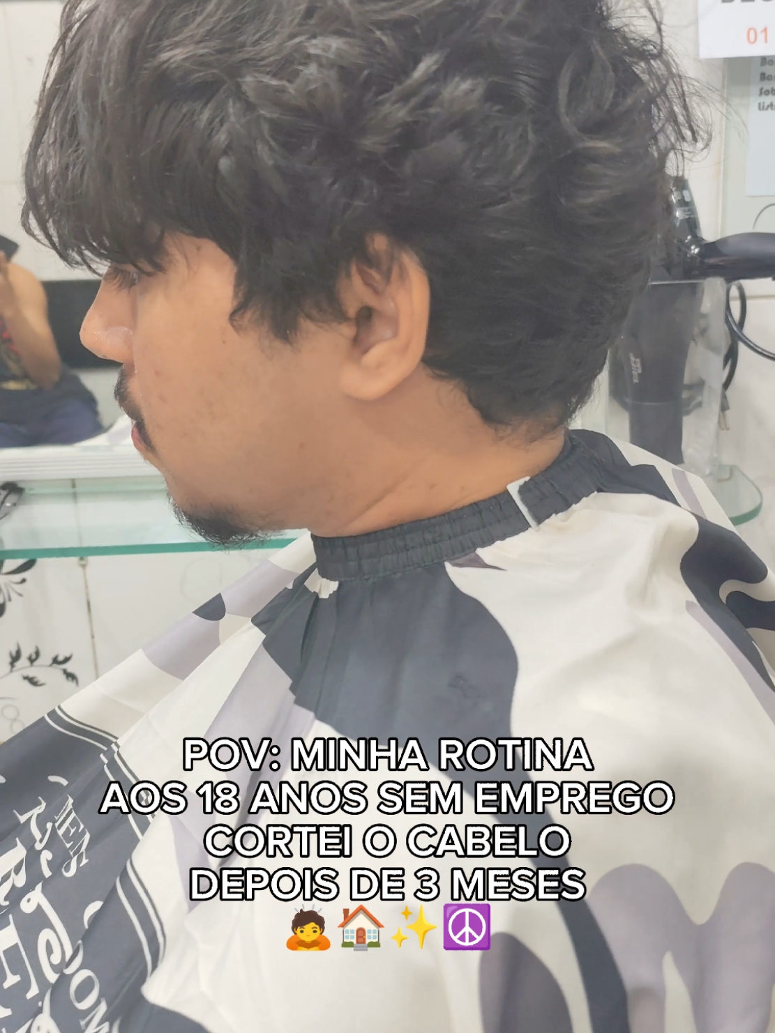 pov: minha rotina aos 18 anos sem emprego cortei o cabelo depois de 3 meses #pov #rotina #Lifestyle #cortedecabelo #mullet #desempregado #desemprego #desemprego