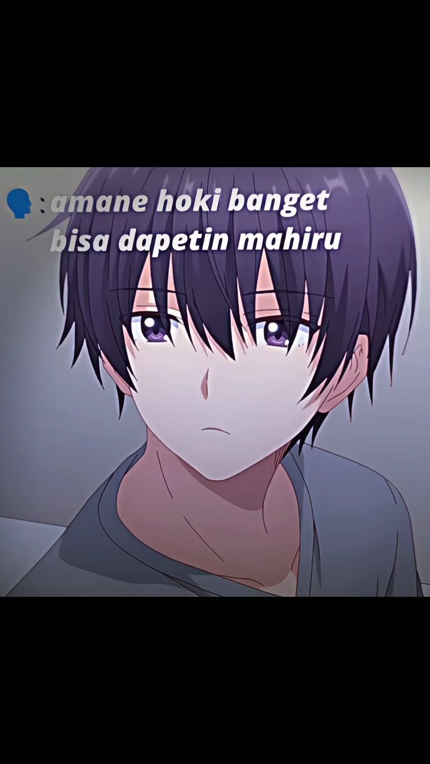 cowo seeffort ini dibilang hoki?  #mahirushiina#amanefujimiya #otonarinotenshi#animeedit#fyp 