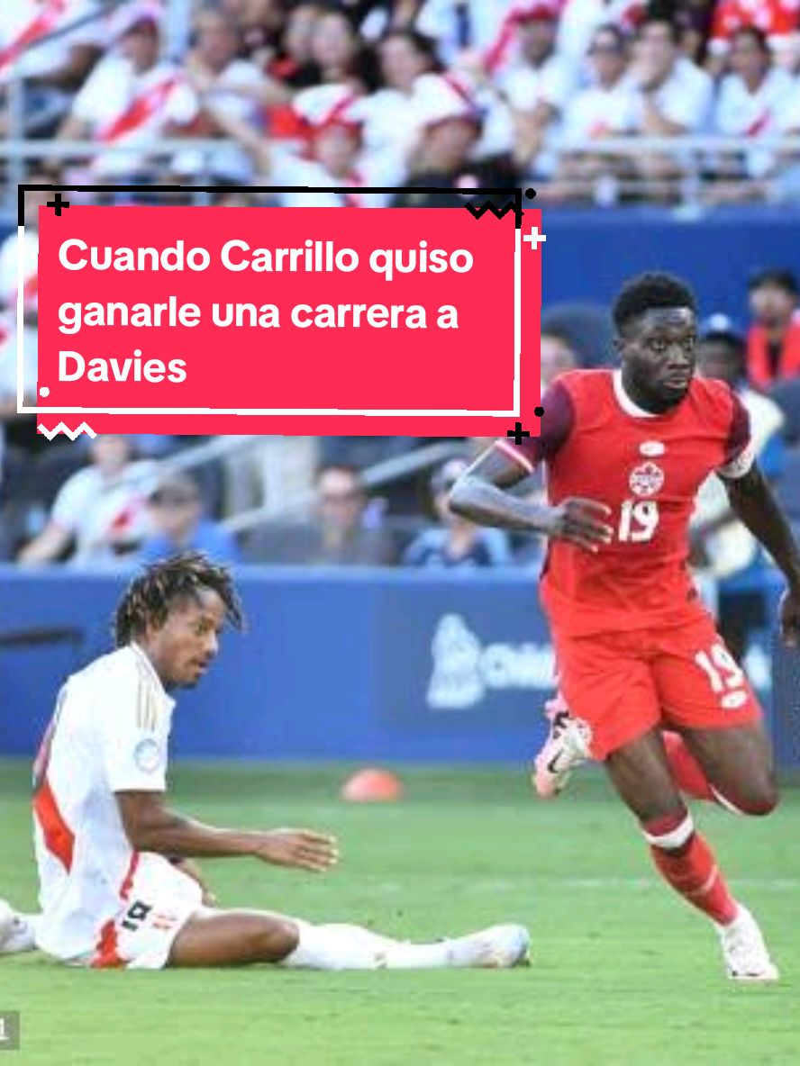 La tarde que Carrillo quiso ganarle una carrera a Alphonso Davies  #seleccionperuanadefutbol #futbolperuano #ligaperuana #futbolperuano🇵🇪 #perufutbol #futbolperu #liga1max #liga1peru #universitariodedeportes #alianzalima #sportingcristal 