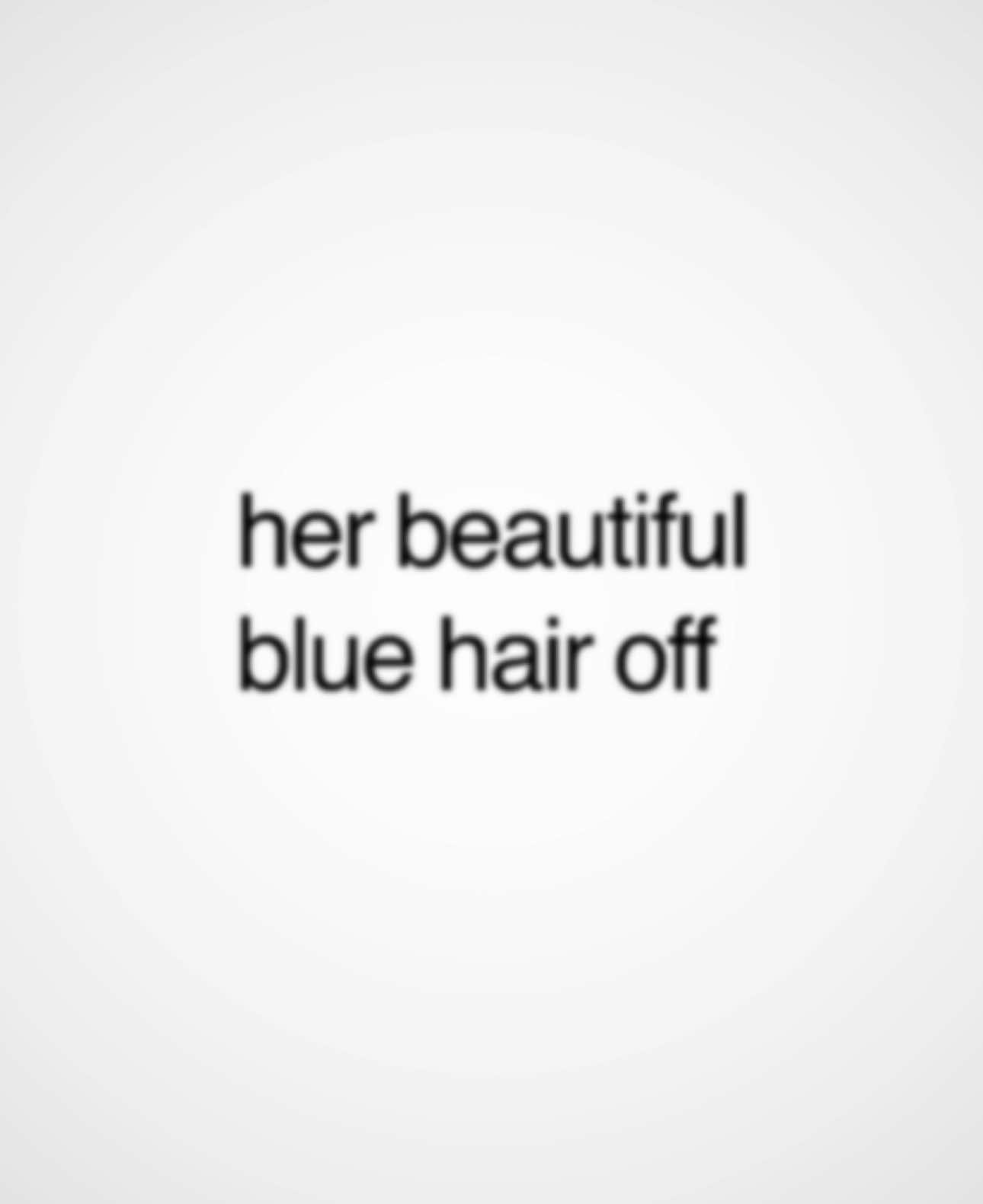 blue hair by tv girl | #tvgirl #lyrics #fyp 