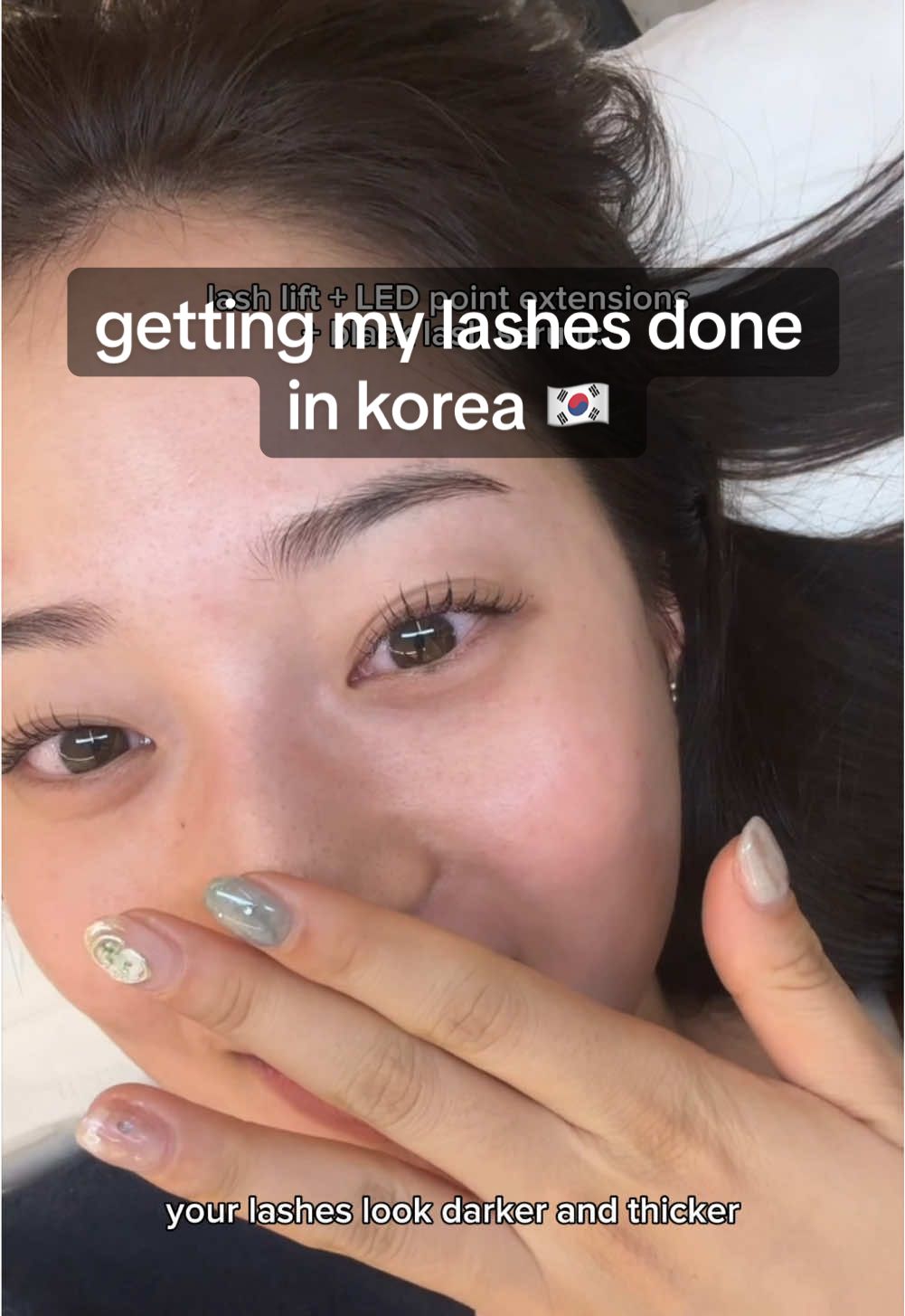 the prettiest my lashes ever looked 😩 (@deborahbeauty_ on ig) #korea #seoul #lashlift #lashperm #ledlashextension #lashextension #koreanbeauty #kbeauty 