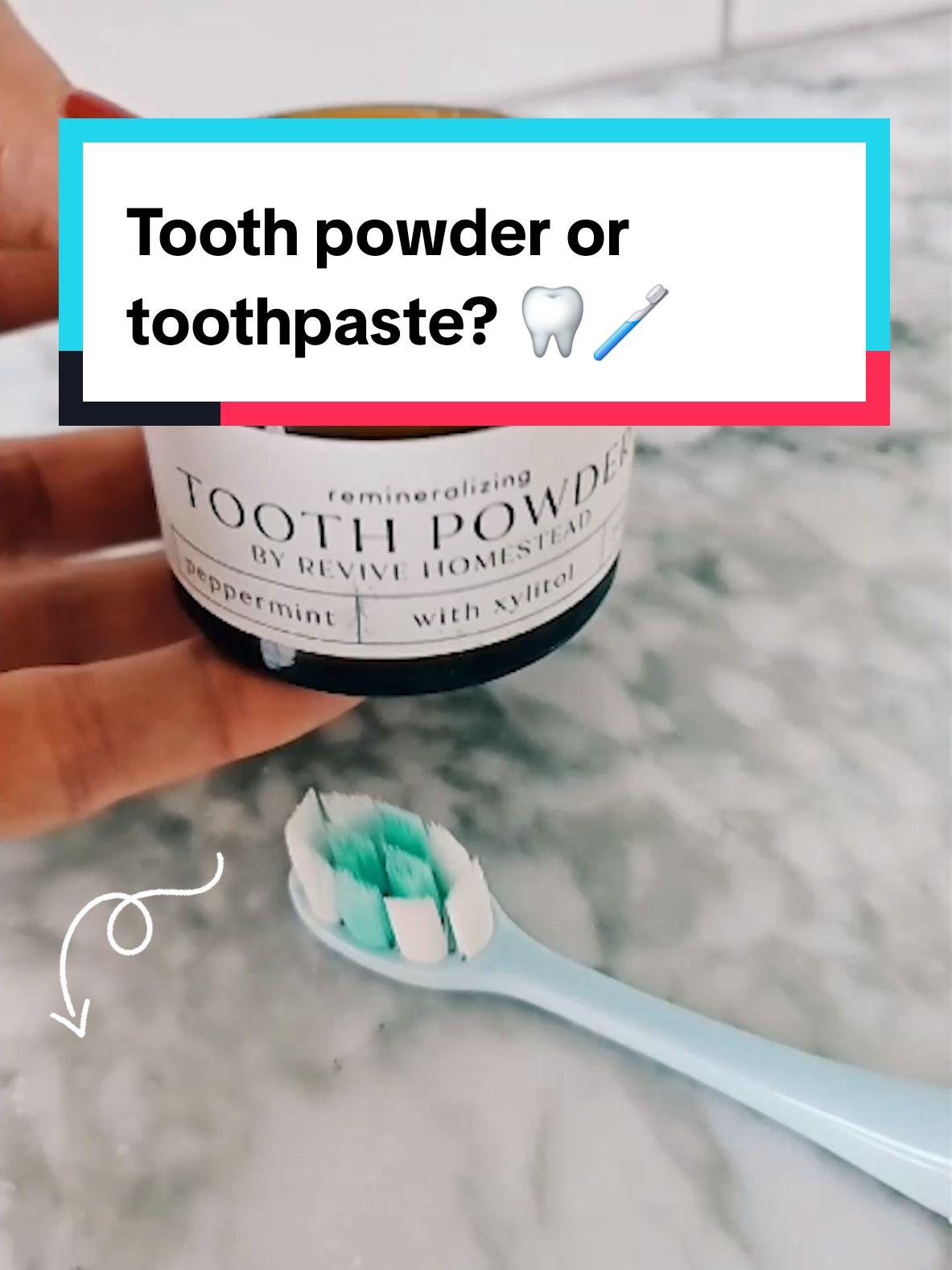 Remineralizing tooth powder with only six clean ingredients.  #hydroxyapatite #xylitol #fluoridefree #nofluoride #dentalhygienist #newyearnewaura #starcreatorcompetition #tiktokshopholidayhaul #tiktokshopcreatorpicks #oralhealth @Revive Homestead 