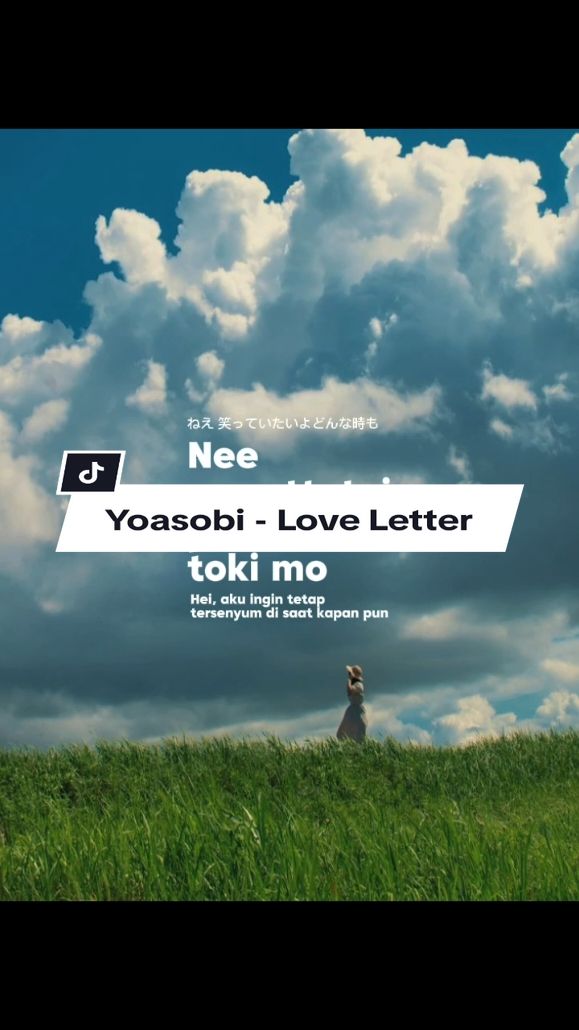 yoasobi - love letter  #capcut #template #lyrics #japanesesong #yoasobi #loveletter #fyp 