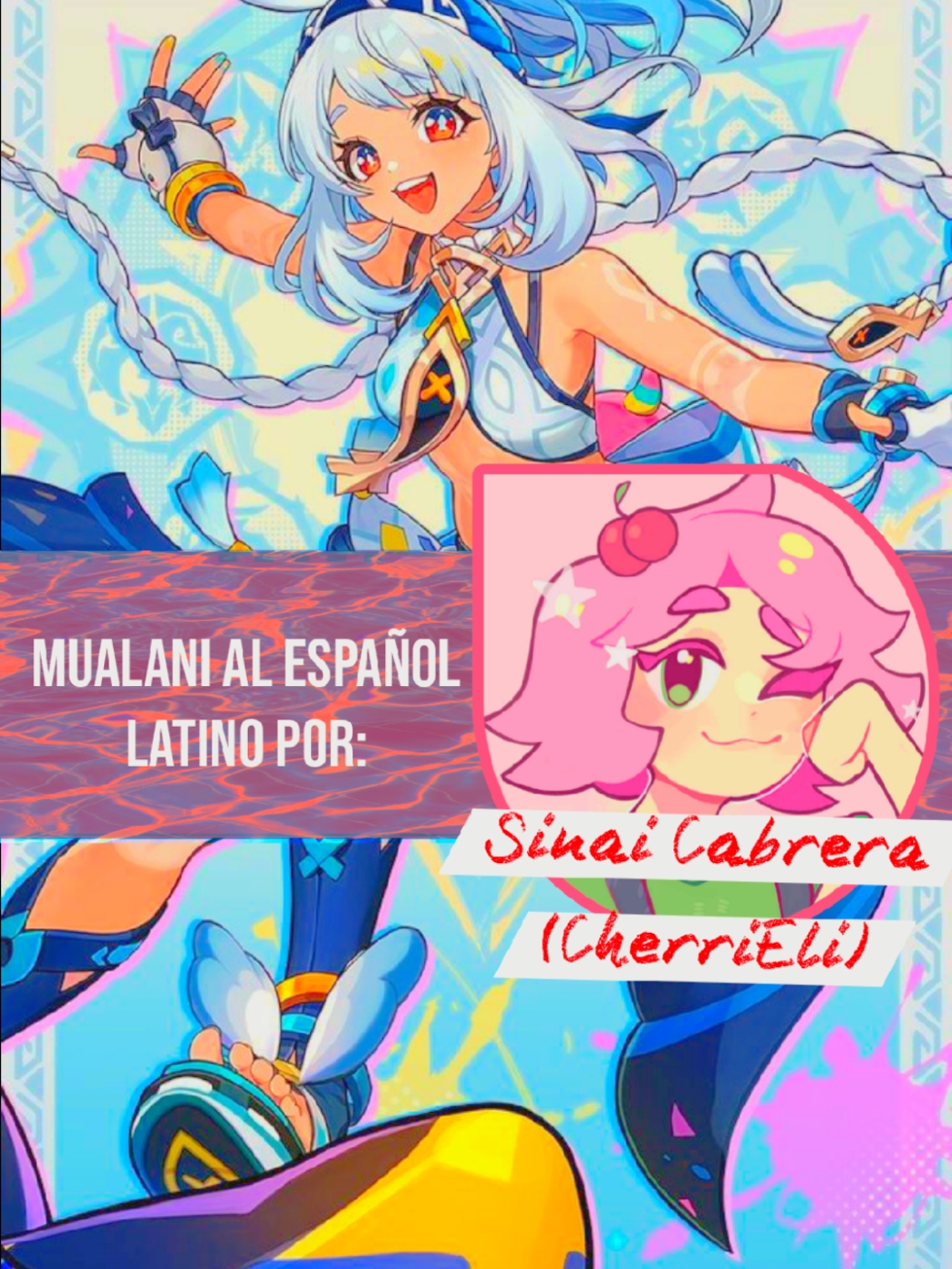 Así sonaría el tráiler de Mualani si estuviese al español latino. ✨ Actriz de voz: @CherriEli07 #genshin #genshinimpact33 #mualani #hoyoverse #natlan #gaming