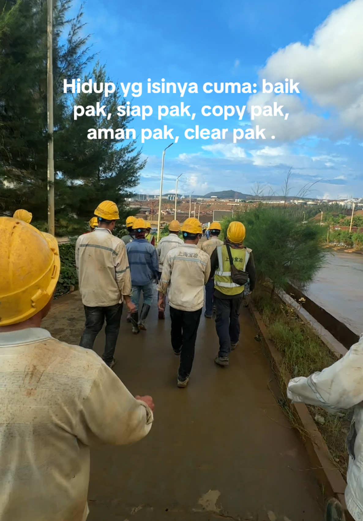 😊 semangat #kulitambang #kuliproyek #haritanikkelsiteobi #kontraktor #fypシ 