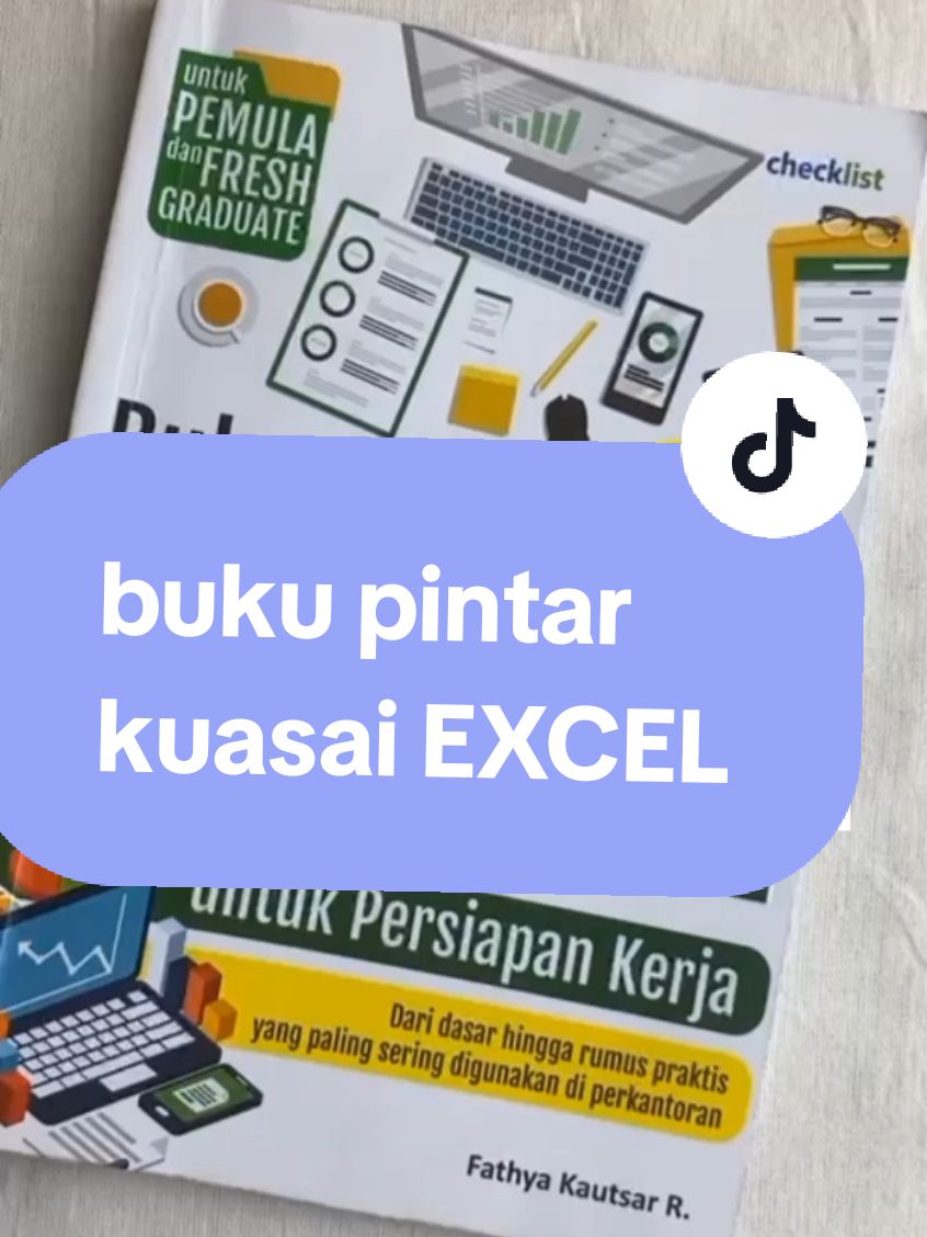 Mau jago Excel dalam waktu singkat? 📊 Buku ini penjelasan! Belajar dari dasar sampai mahir, lengkap dengan tips dan trik yang membuat kerja semakin cepat. Pesan sekarang dan mulai upgrade skill-mu! #buku #book #tokobuku #bookstore #bacabuku #membaca #edukasi #affiliate #tiktokaffiliate #affilliatemarketing #fyp #cuantanpabatas #excel #bukupintarkuasaiexcel #skills 