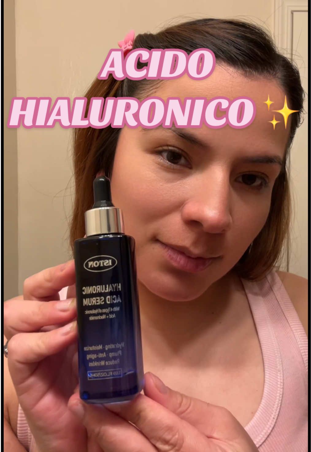 Acido hyaluronico, A mi me encanta mantiene mi piel hidratada,suave y protegida ✨🌸.                                           #iston #hyaluronicacid #hyaluronicacidserum #acidohialuronico #antiaging #moisturizer #plump #skincare #pielsana #pielbonita #pielperfecta 