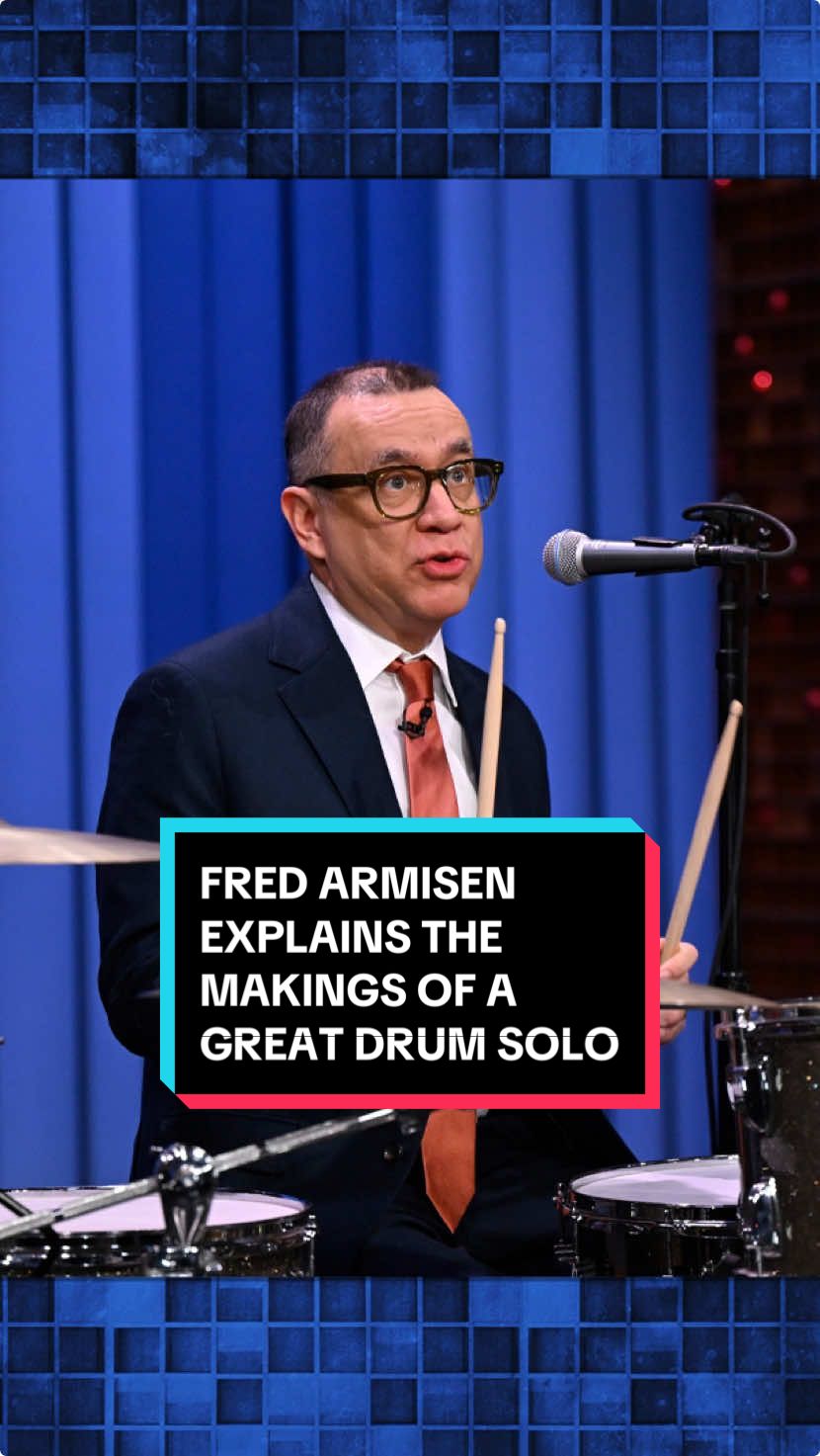 Fred Armisen explains the makings of a great drum solo. #FallonTonight #TonightShow #FredArmisen #JimmyFallon 