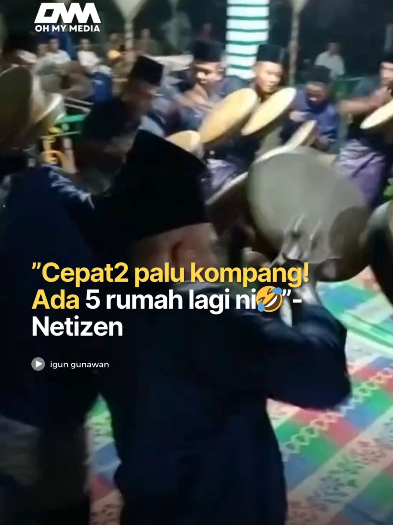 Apa yang kelam kabut sangat ni😭 #ommbest #ommmedia #ohmymedia #viral #kahwin #kompang