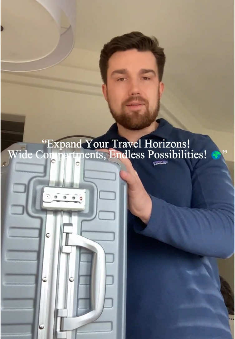 Travel with style and ease. LUGGEX’s 20” carry-on suitcase is all about premium polycarbonate-aluminum shell, no zippers, and smooth spinner wheels for easy movement. 🌍🧳 #LuggeX #carryon #zipperless #travelstory #traveltips #ontheroad 