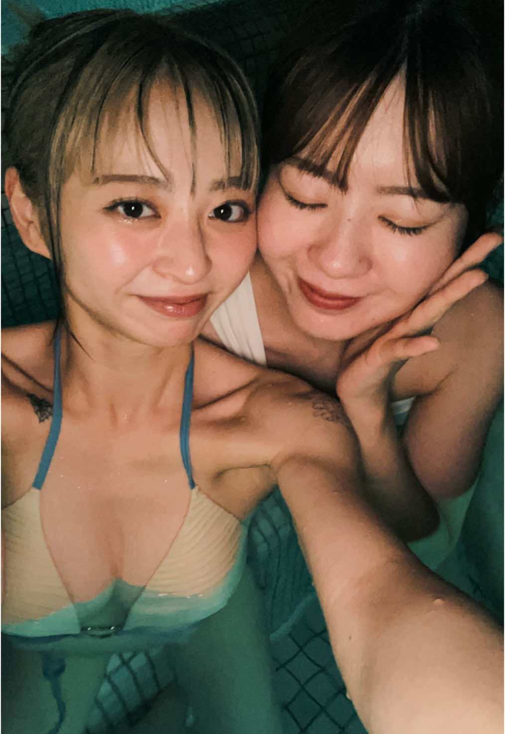 温水プール最高♡ 冬に水着着れるなんて👙#福岡民 #おすすめ #冬 #おすすめにのりたい #大分 #杉乃井ホテル #温水プール 