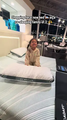 Yes she has her own room and bed but for now she loves to sleep with mommy & daddy !  Do what works for your family! 😊 