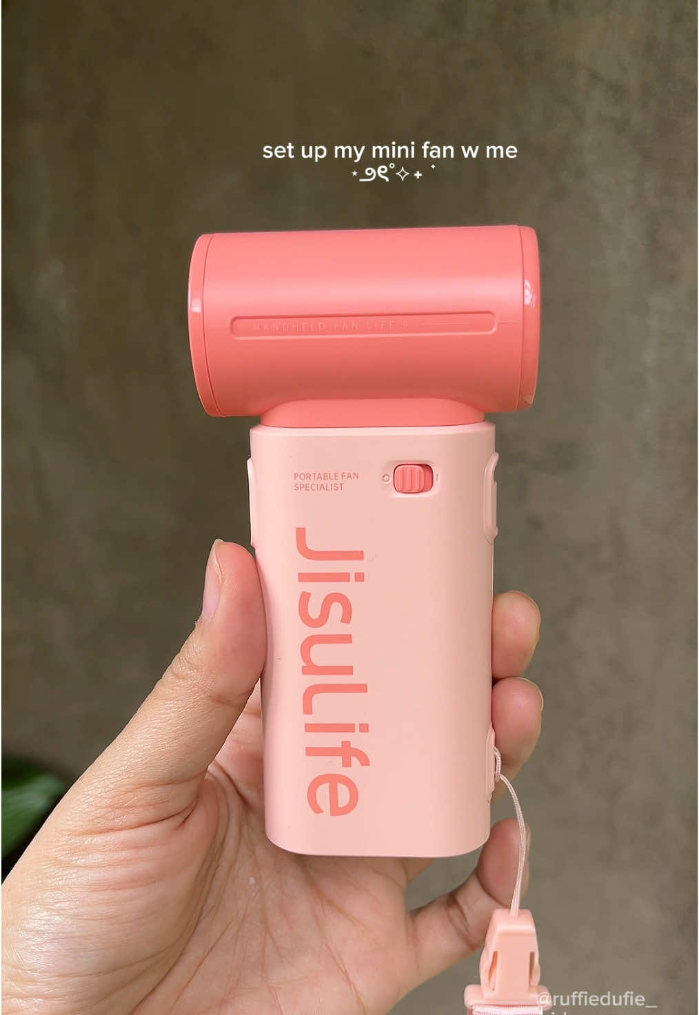 Jisulife pink mini fan 4lyf!!! 🎀💨 #jisulife #jisulifeminifan #jisulifehandheld #minifan #handheldfan #fan #pinkaesthetic #pinklover #cuteminifan #jisulifeportablefan #minifanviral 