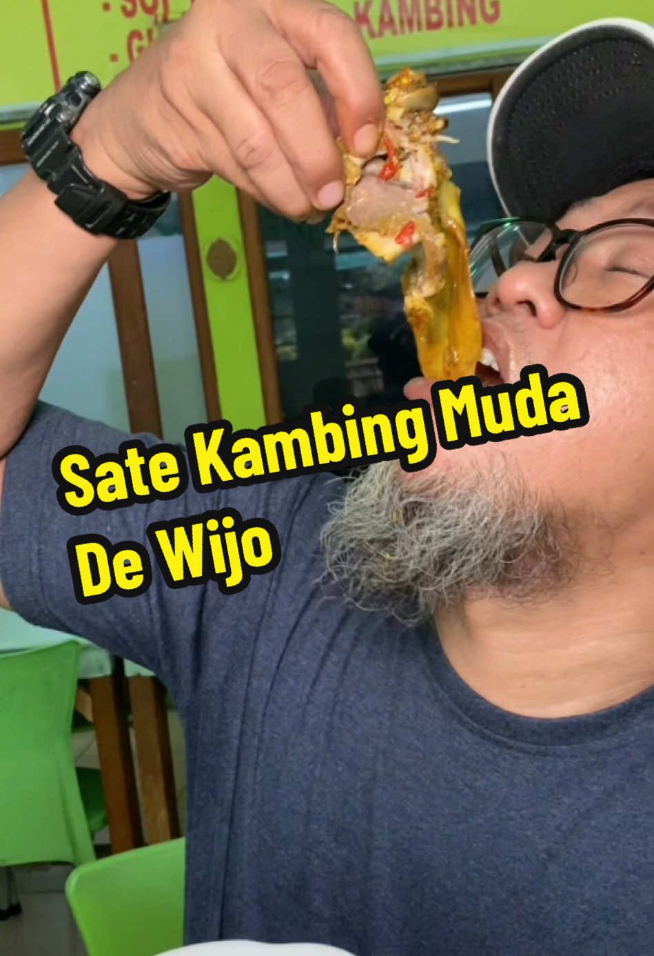 Buat yg doyan Sate kambing muda De Wijo boleh dicoba ini tempatnya ada di dalam kawasan Garden kuliner di jatiwaringin jaktim #kuliner #satekambingmuda #satetegal #kongris