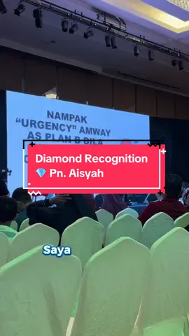 Diamond Recognition 💎Pn. Aisyah #Amway #emotionalfreedom #leadershipinspiration #AmwayAnisNajib #AmwayKelantan #AmwayMalaysia #fyp 