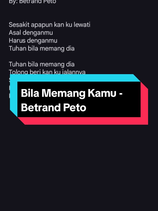 Bagian 152 #coverlagu #bilamemangkamu #betrandpetoputraonsu #laguindonesia #music #lyrics #fypage #fyp #fy #tik #berandatiktok 