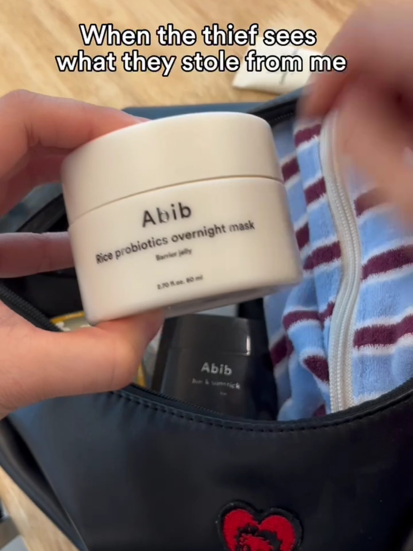 Good for them I guess🥹😭#abib #kbeauty #koreanskincare #thief #skincarelover