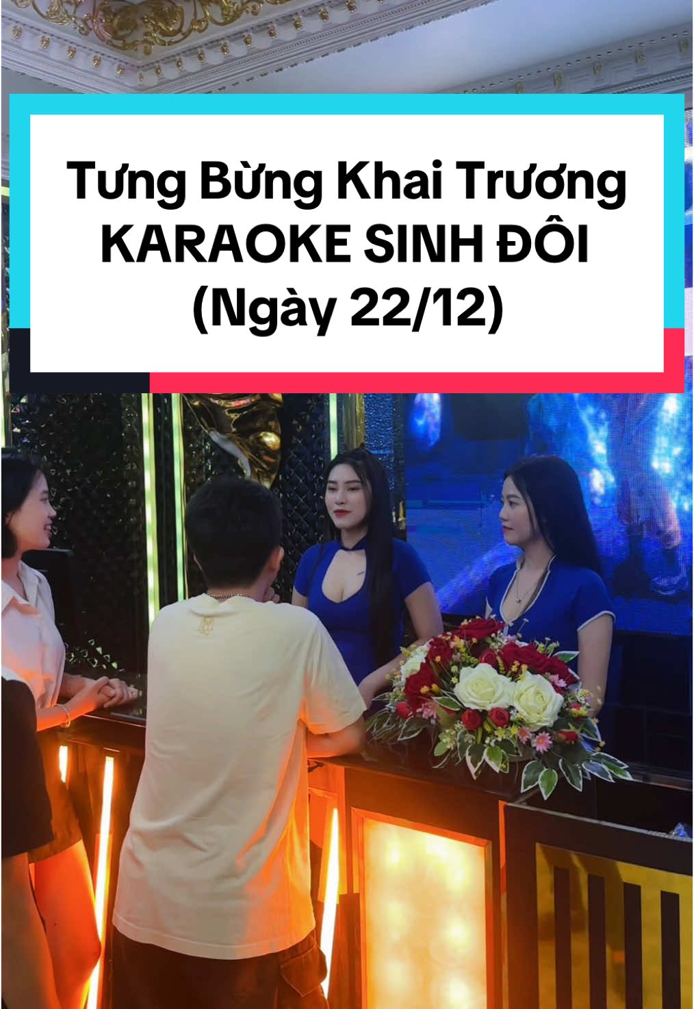 Karaoke SINH ĐÔI tưng bừng khai trương 22/12 #cantho #honghotcantho #karaoke #karaokesinhdoi #karaokecantho 