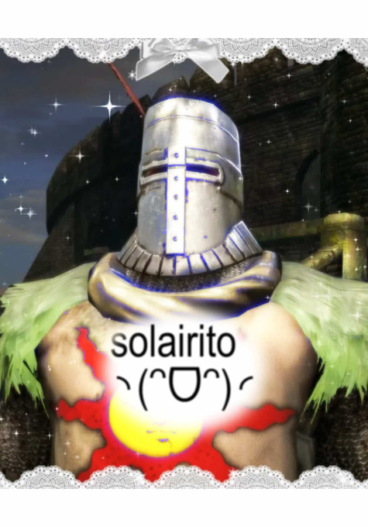 Solaire \[T]/ 🥹😇#darksouls #fyp #darksoulsremastered #solaire #seigmeyer #lautrec 