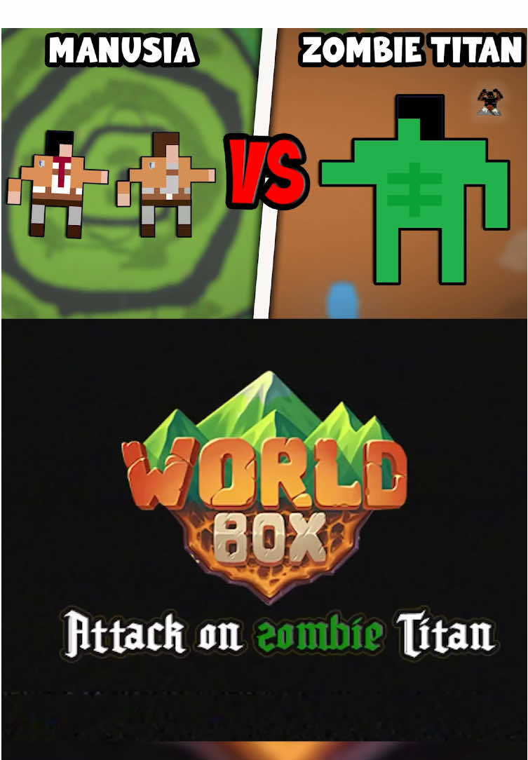 10.000 Manusia VS 1000 ZOMBIE TITAN Worldbox Indonesia🧟 #worldbox #worldboxindonesia #game #gaming #gameindonesia #titan #manusia #AttackOnTitan #zombie #indonesia #fyp #fypシ 