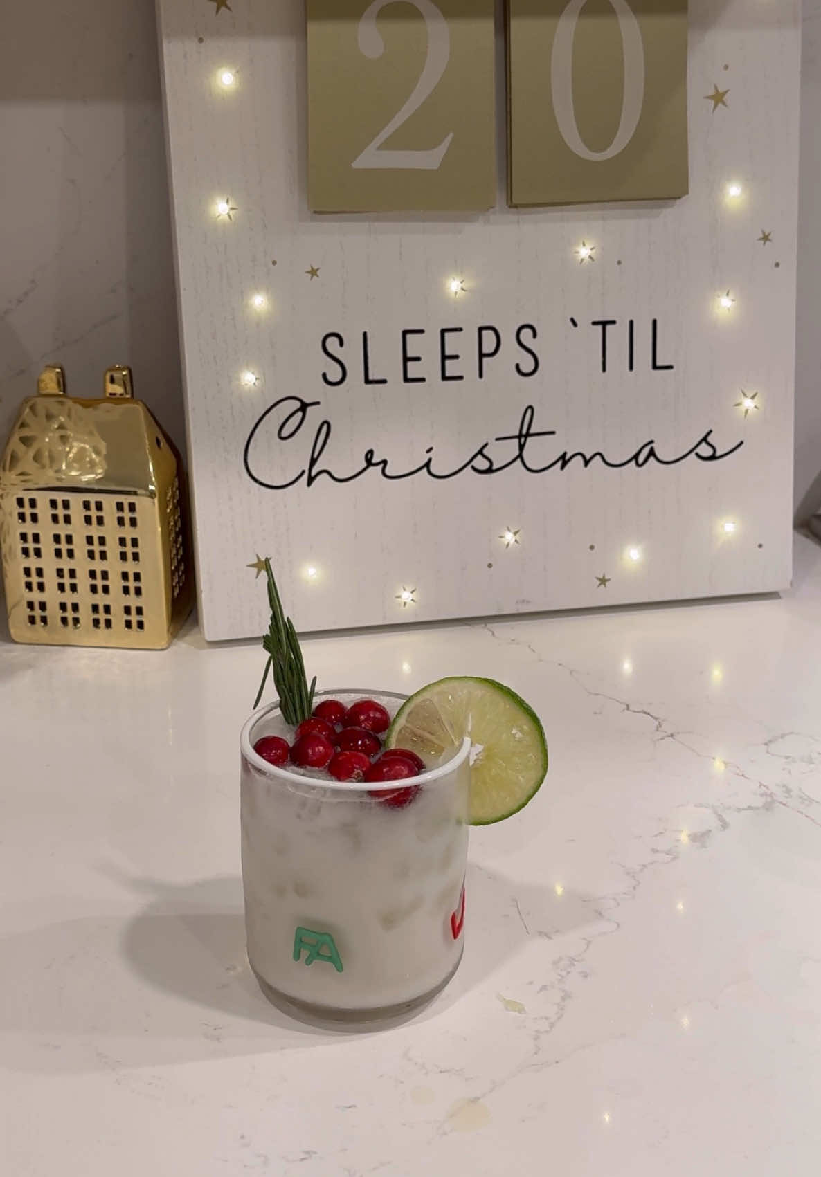 🎄✨ White Christmas Margarita ✨🎄
‌ This drink was the overall family favorite from my cocktail series last year so I had to kick off my drink series this year with it!
‌ ⬇️ Recipe below ⬇️
‌ 1 oz silver tequila 1/2 oz Cointreau 1/2 oz coconut rum 1/2 oz freshly squeezed lime juice 1 oz coconut milk 1-2 dashes of orange bitters Garnish with craned berries, lime wedge, and rosemary spring ** for extra sweetness add 1/2 oz of coconut cream **
‌ #Cocktails #Holidaycocktails #holidaydrinks #whitechristmasmargarita #cocktailswithcamille #fyp 