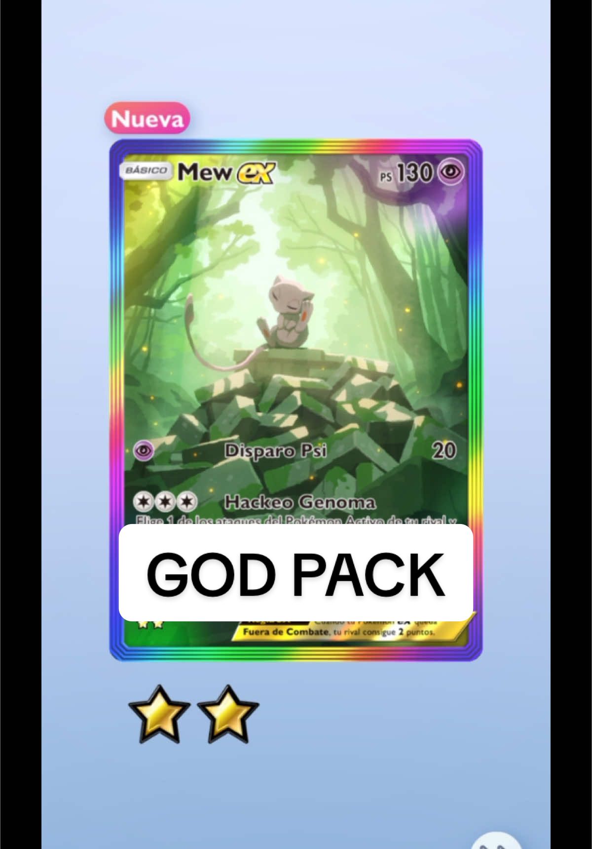 God Pack en sobres La Isla Singular Pokémon TCG Pocket. No me creo la suerte que tengo!!!😱 #Pokemon #pokémon #viral_video #pokemontiktok #pokemontcg #pokemontcgp #pokemonespañol #pokemoncartas #godpack #PokemonGo 