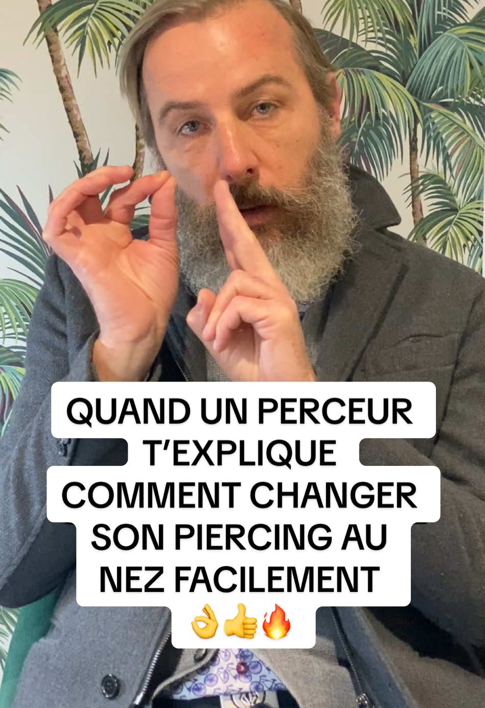 Quand un perceur t’explique comment changer ton piercing au nez facilement 👌👍🔥 #piercing #piercingnez #piercingtok #piercingideas #helixpiercing 