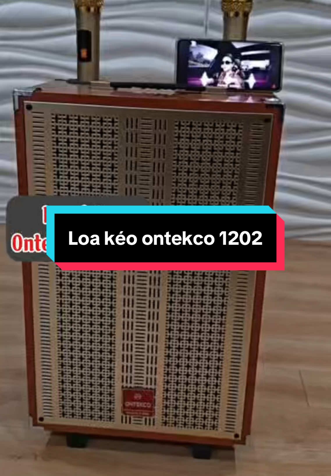 Loa kéo karaoke Ontekco kèm 2 micro không dây 1202 bass 30 có tay kéo, bánh xe dễ di chuyển thích hợp cho hội hè, picnic, trà chanh, gia đình,... loa bluetooth #loa #loanghenhac #loacongsuatlon #loabluetooth #loakeo #loakeokeo #loakeobluetooth #loakaraokedidong #loakeohaynhat #loakaraoke #loacaocap #loachinhhang #xuhuong #thinhhanh #hot #docongnghe 