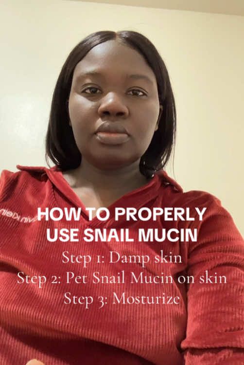 How to properly use snail mucin..#creatorsearchinsights #glassskinroutine #snailmucin #affiliatemarketing #fyp #tiktokmademebuyit #tiktokshopfinds #nighttimeroutine 