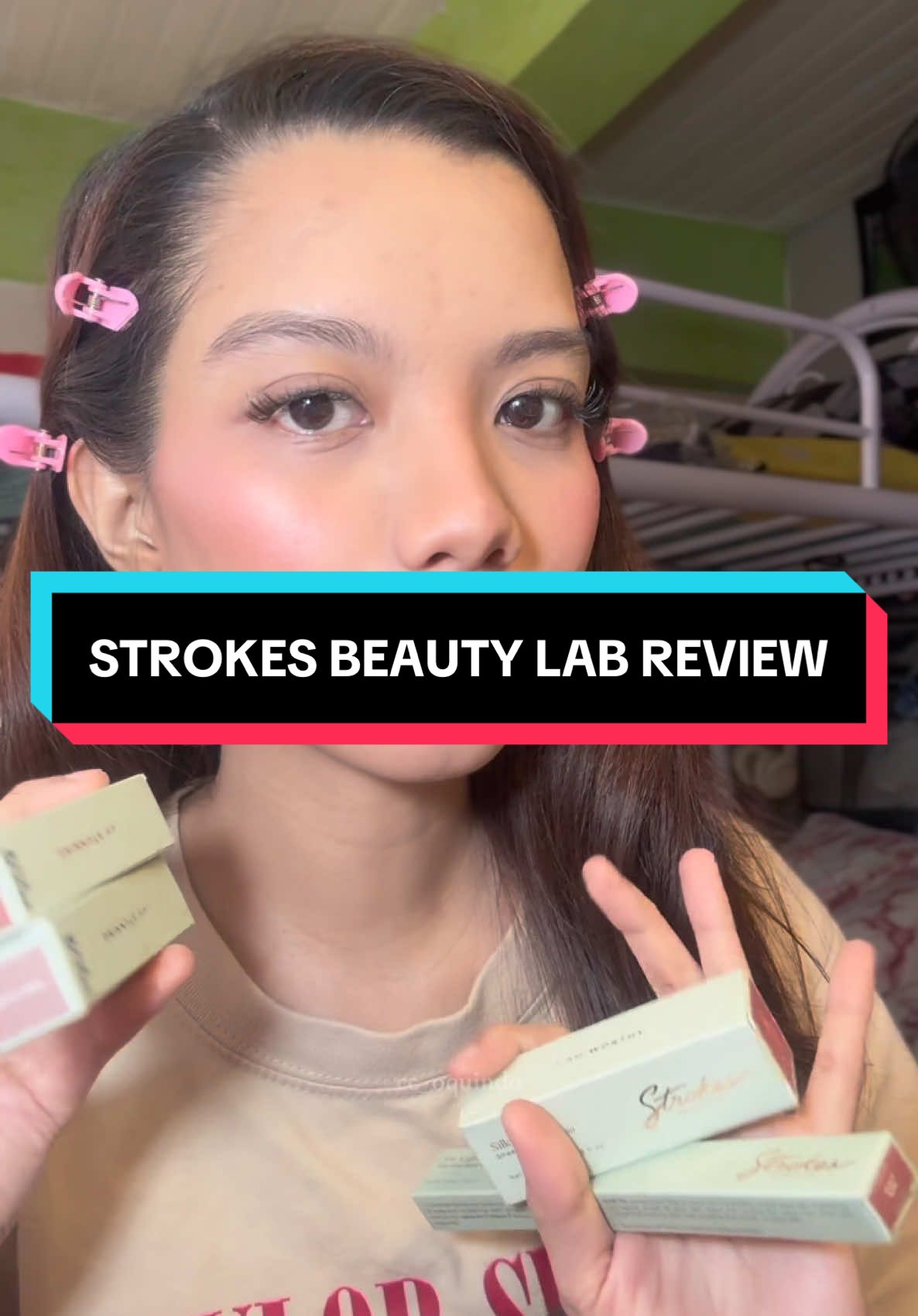 STROKES BEAUTY LAB REVIEW! GRAB YOURS NOW ✨🛒 #makeup #makeuplook #makeupreview #makeupreviews #strokesbeautylab #fyp #fypシ゚ #foryou #foryoupage 