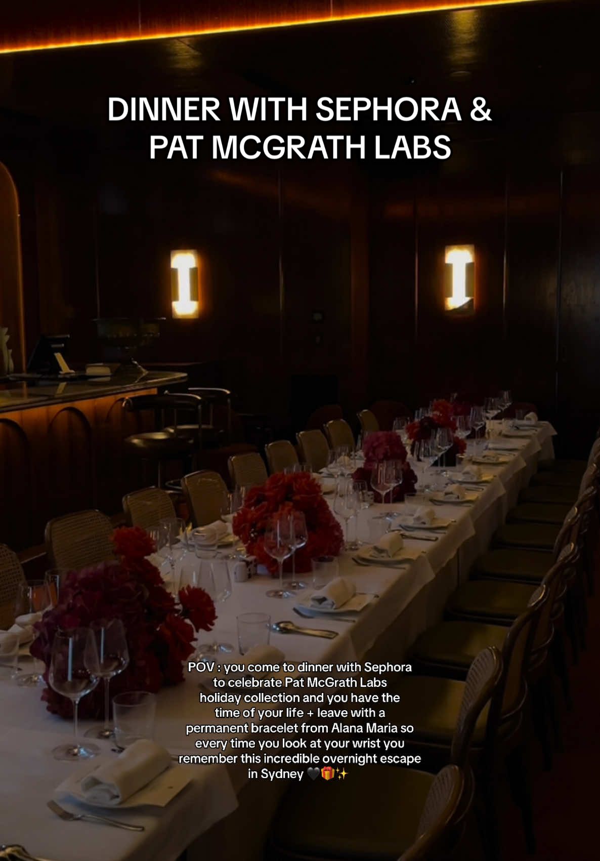 This unforgettable night will go down in history 🖤 @Pat McGrath Labs @Alana Maria Jewellery #sephora #fy #fyp #dinnerwithme #dinnerdate #romantic #patmcgrath