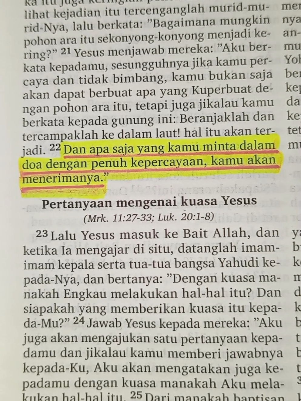 #ayatalkitab #bibleverse #Jesuslovesyou #brokenhearted #doa #prayer #kristen #christiantiktok #foryoupage #fyppppppppppppppppppppppp matius 21 ayat 22 