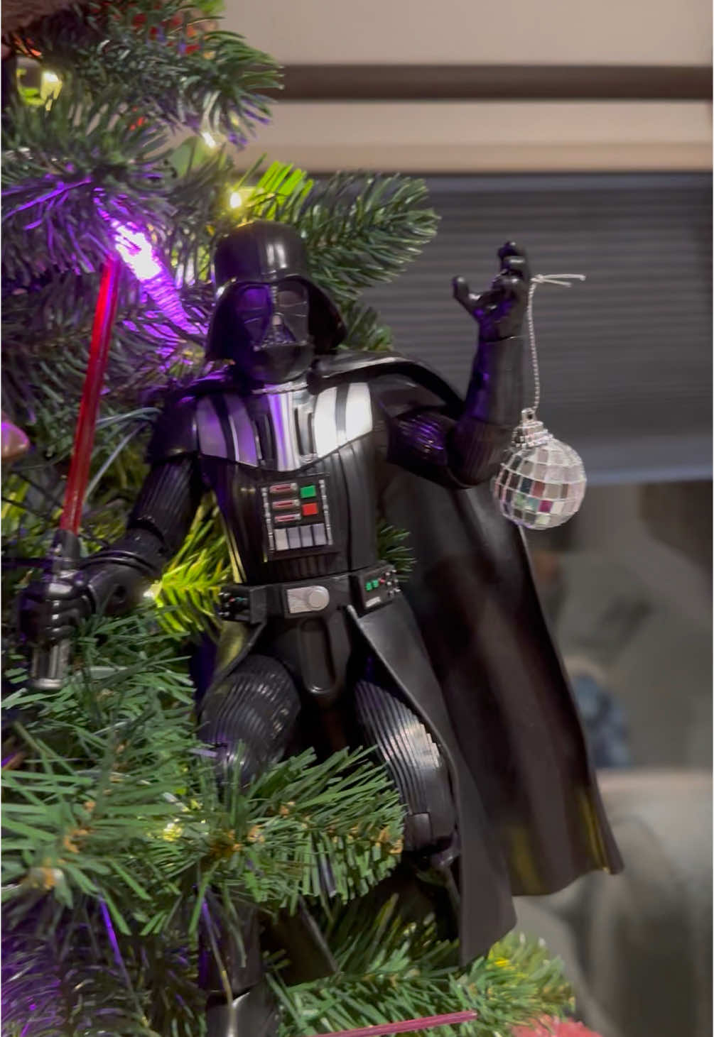 How many Darth Vaders are on YOUR tree?! #hallmark #starwars #darthvader #christmastree 