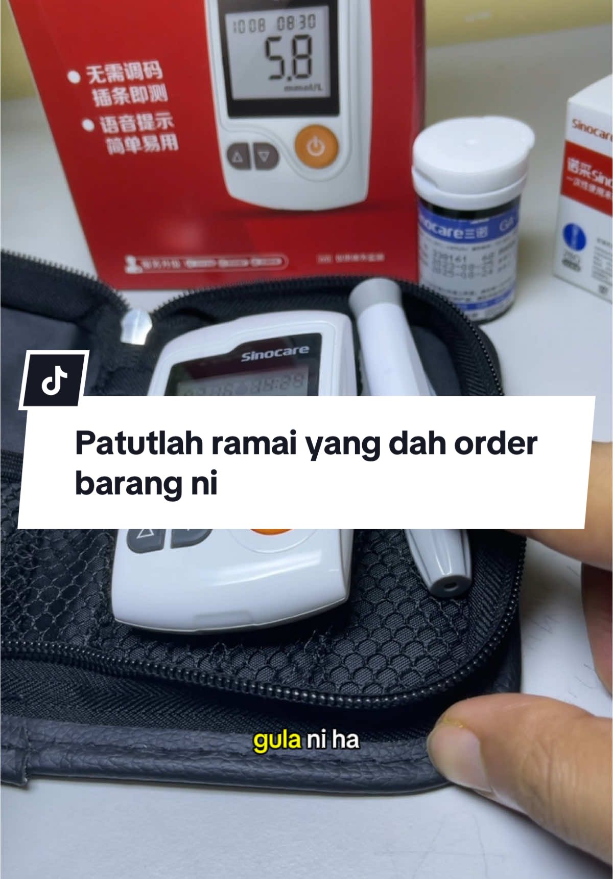 Patutlah ramai yang dah order mesimn cek gula ni.#cekguladarah #mesincekgula #glucometer #kencingmanisdarahtinggi #glukometer 