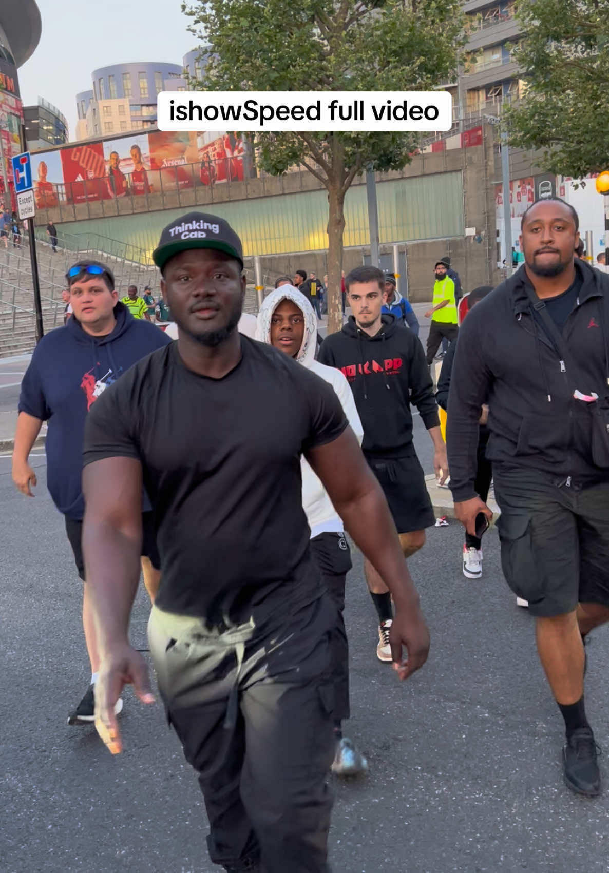 ishowspeed reaction after Man United lost to Arsenal  ishowspeed bodyguards #bodyguard #ishowspeed  At the end of the video - Arsenal fan sharing his excitment - Man United fan singing Rice Rice baby - Harry Maguair hidding away